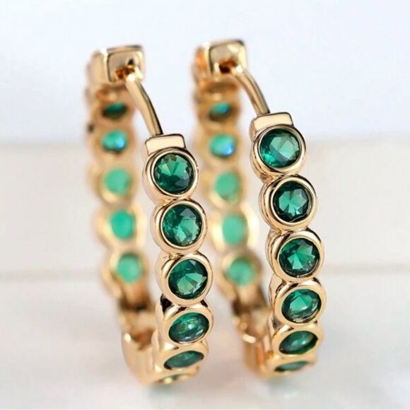 Anthropologie Jewelry - Boho hoop earrings N648